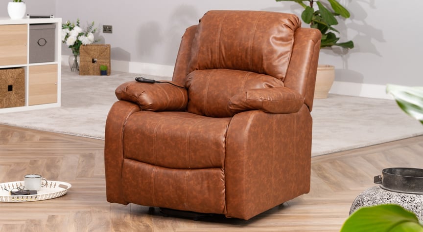 Ashbourne Dual Motor Massage Heat Riser Recliner