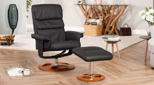 Banbury Swivel Recliner With Massage And Heat