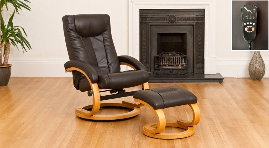 Blenheim Swivel Recliner With Massage And Heat