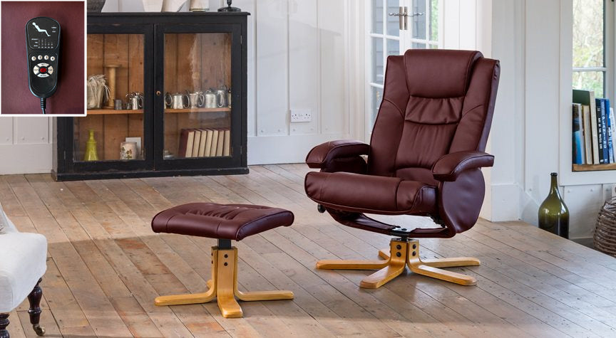 Haddenham Swivel Recliner With Massage And Heat