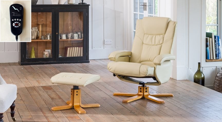 Haddenham Swivel Recliner With Massage And Heat