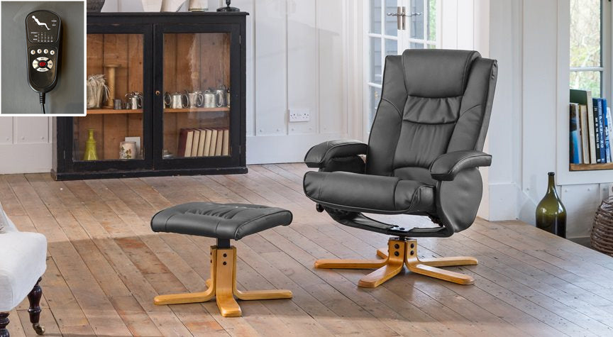 Haddenham Swivel Recliner With Massage And Heat