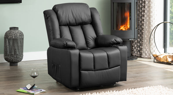 Brereton Dual Motor Riser Recliner Chair with Massage and Heat