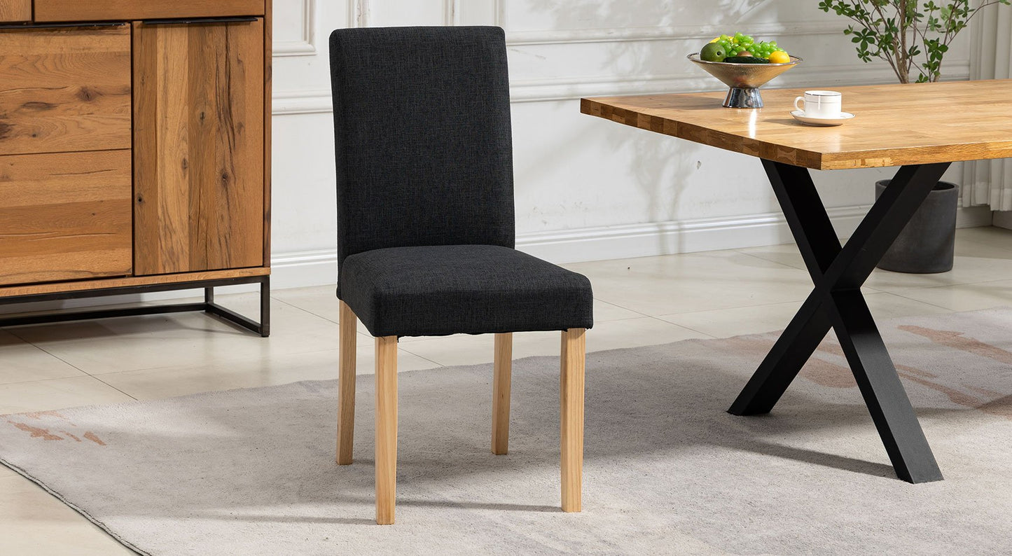 Maiolo Fabric Pair Of Dining Chairs