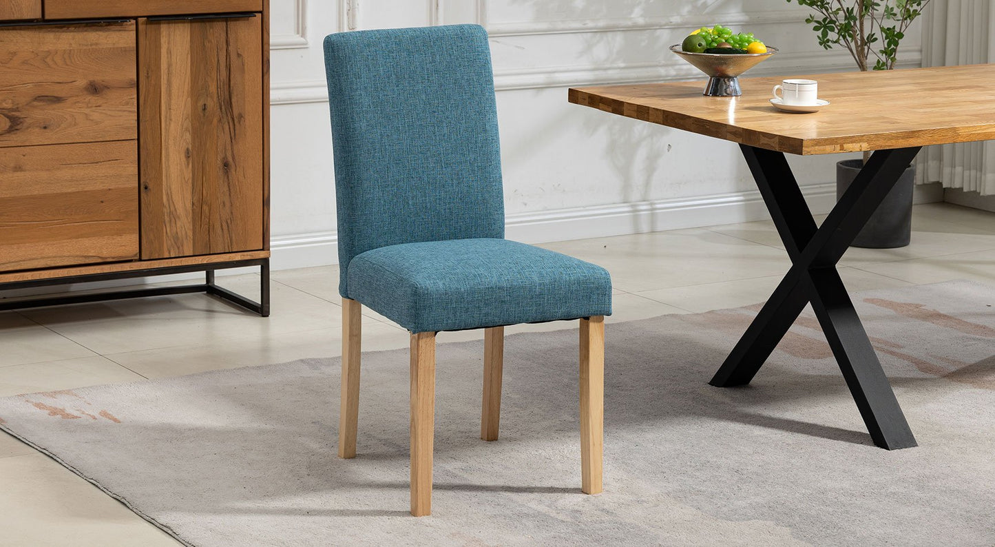 Maiolo Fabric Pair Of Dining Chairs