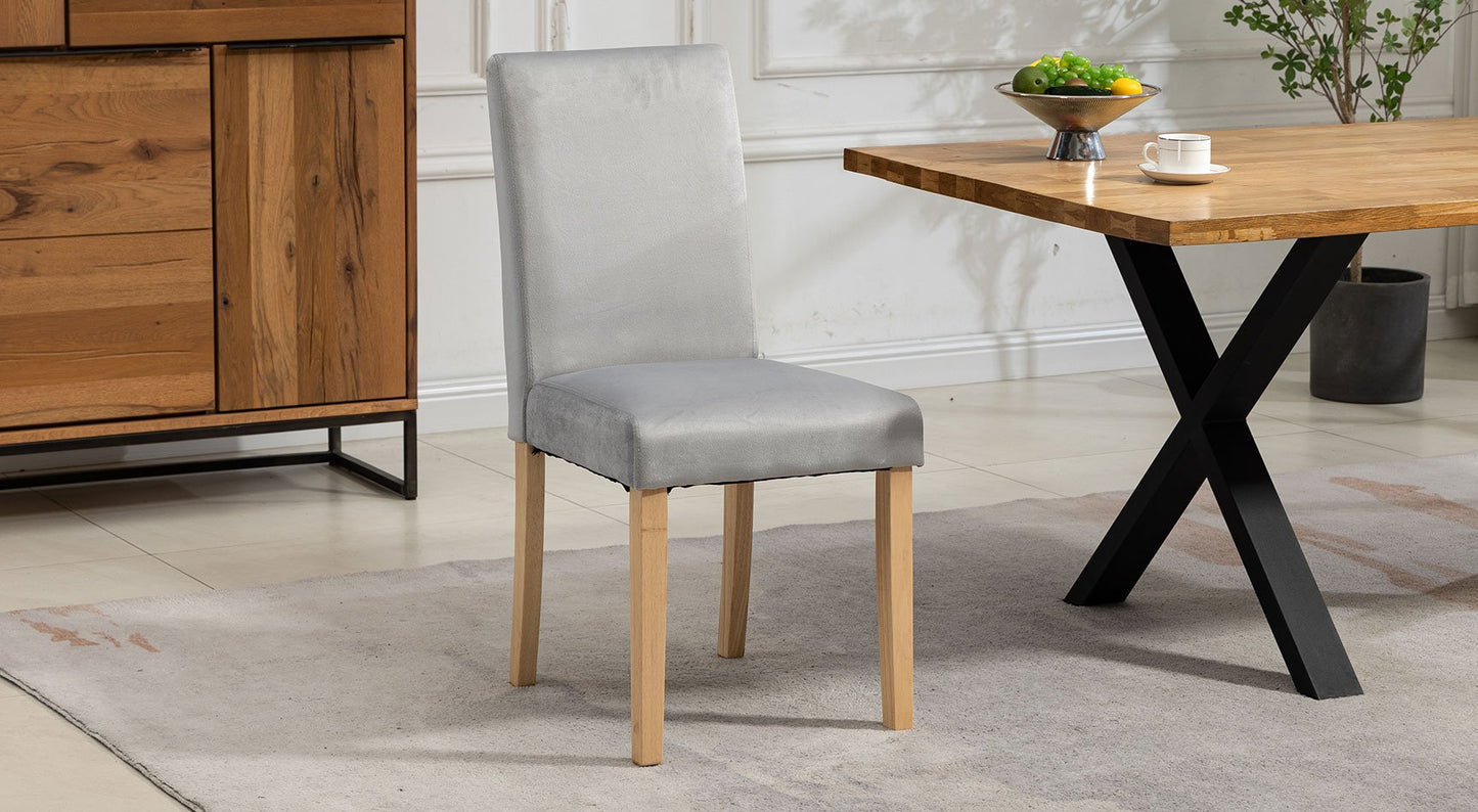 Maiolo Velvet Pair Of Dining Chairs